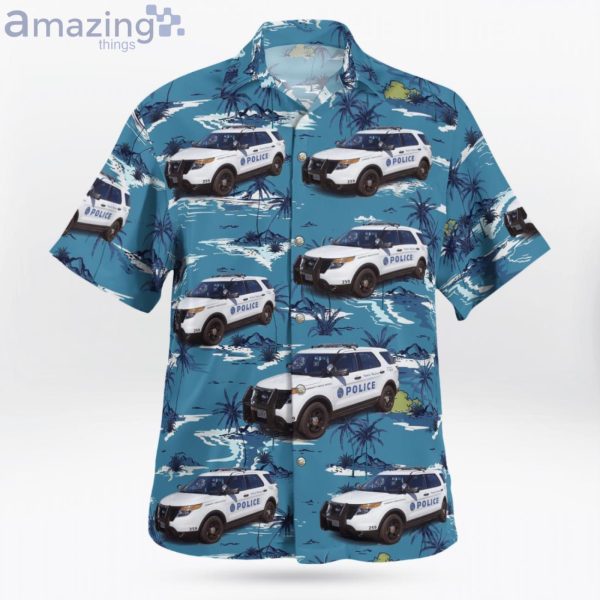 California Santa Monica Police Department Ford Police Interceptor Utility Hawaiian Shirt Product Photo 2