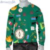 Camping Essentials Pattern All Over Print Christmas Sweater