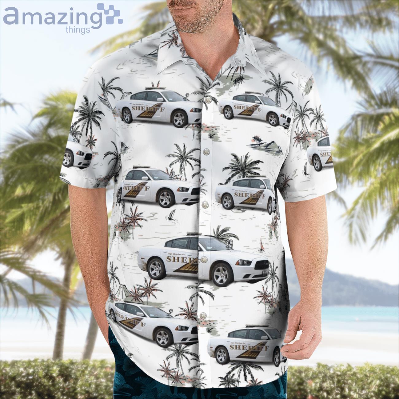 Cape Girardeau County Sheriff Dodge Charger Hawaiian Shirt image Cape Girardeau County Sheriff Dodge Charger Hawaiian Shirt Product Photo 4
