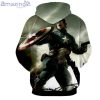 Captain America During War All Over Print 3D Hoodie