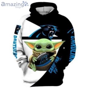 Carolina Panthers NFL Yoda Star Wars 3D Hoodieproduct photo 1