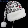 Cartoon Dogs And Cats Lovely Christmas Santa Hat For Adult And Child