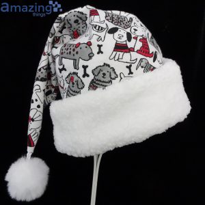 Cartoon Dogs And Cats Lovely Christmas Santa Hat For Adult And Child Product Photo 1