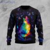 Cat Colorful Cat Lover Cute Gift Ugly Christmas Sweater
