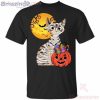Cat In Mummy Halloween Funny T-Shirt