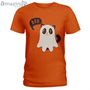 Cat Says Boo Halloween Lovely T Shirt image Cat Says Boo Halloween Lovely T-Shirt Product Photo 4