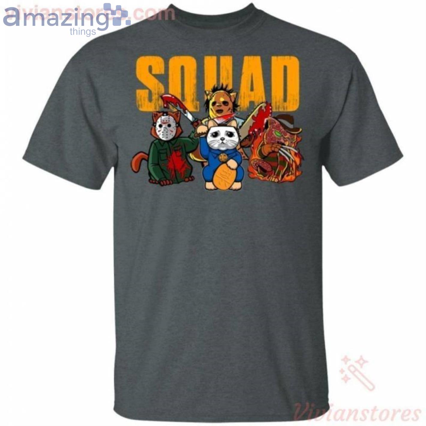 Cats In Killer Squad Funny T Shirt image Cats In Killer Squad Funny T-Shirt Product Photo 2