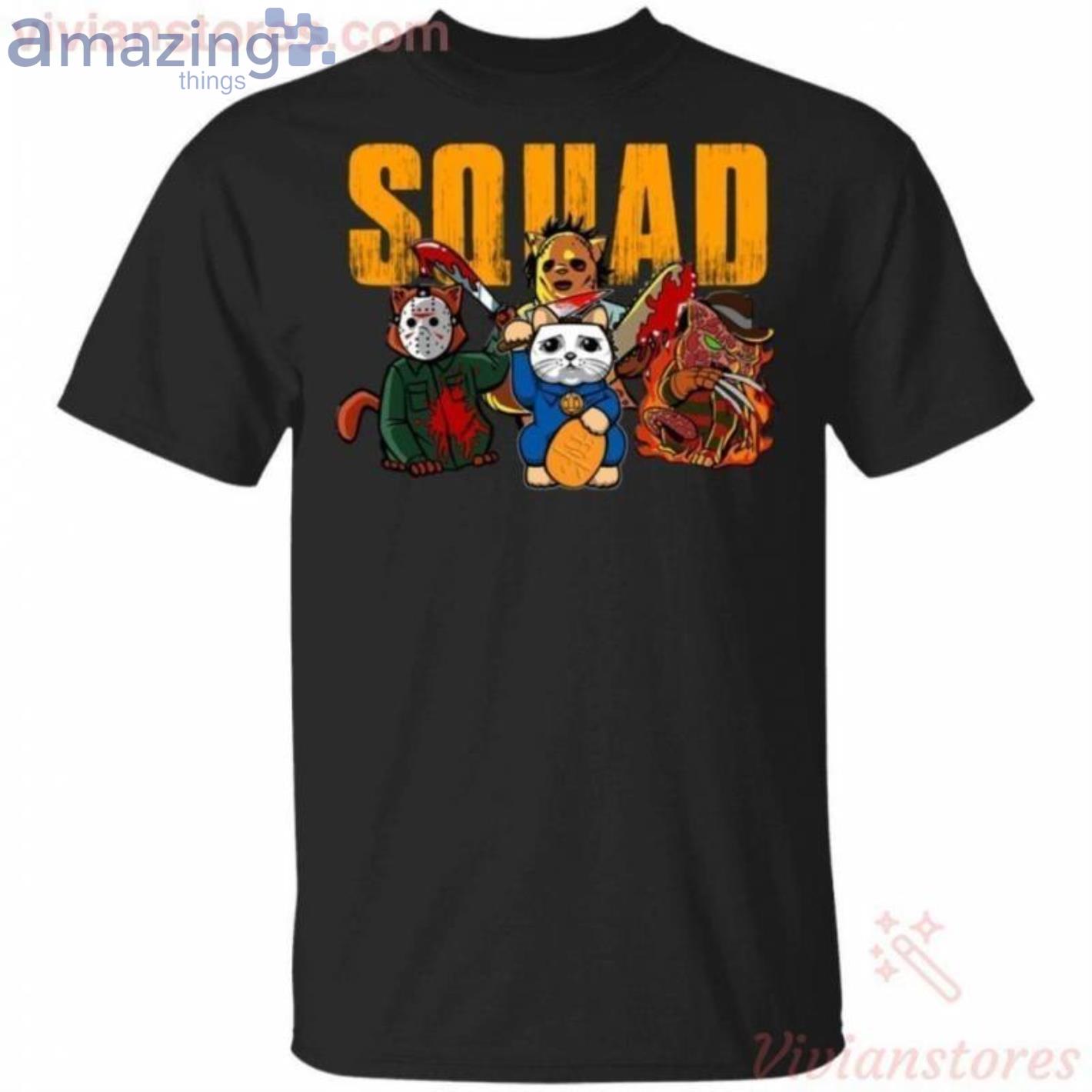 Cats In Killer Squad Funny T Shirt image Cats In Killer Squad Funny T-Shirt Product Photo 1 Product photo 1
