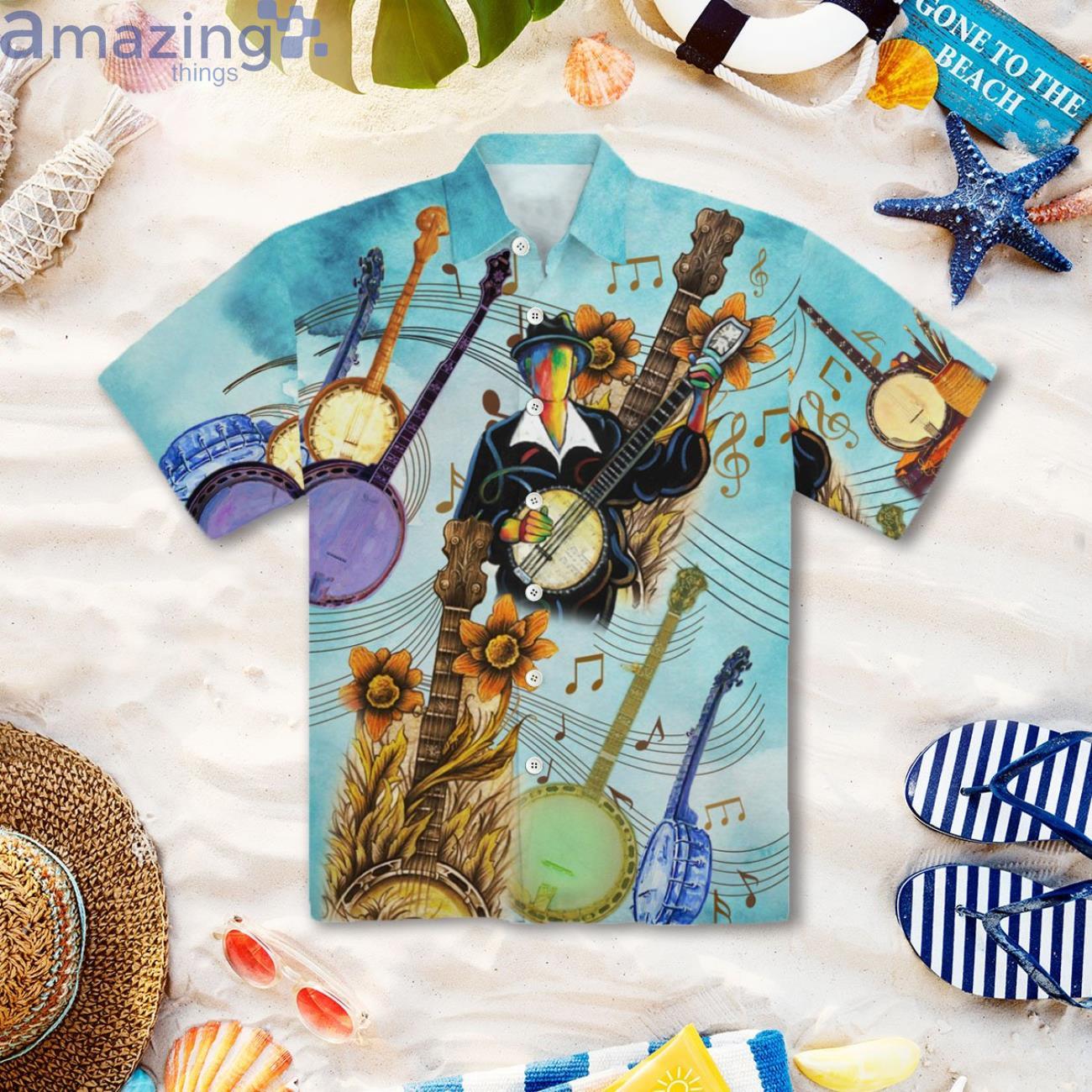 Cheerful Melodies From Banjo Hawaiian Shirt For Men And Women Product Photo 1