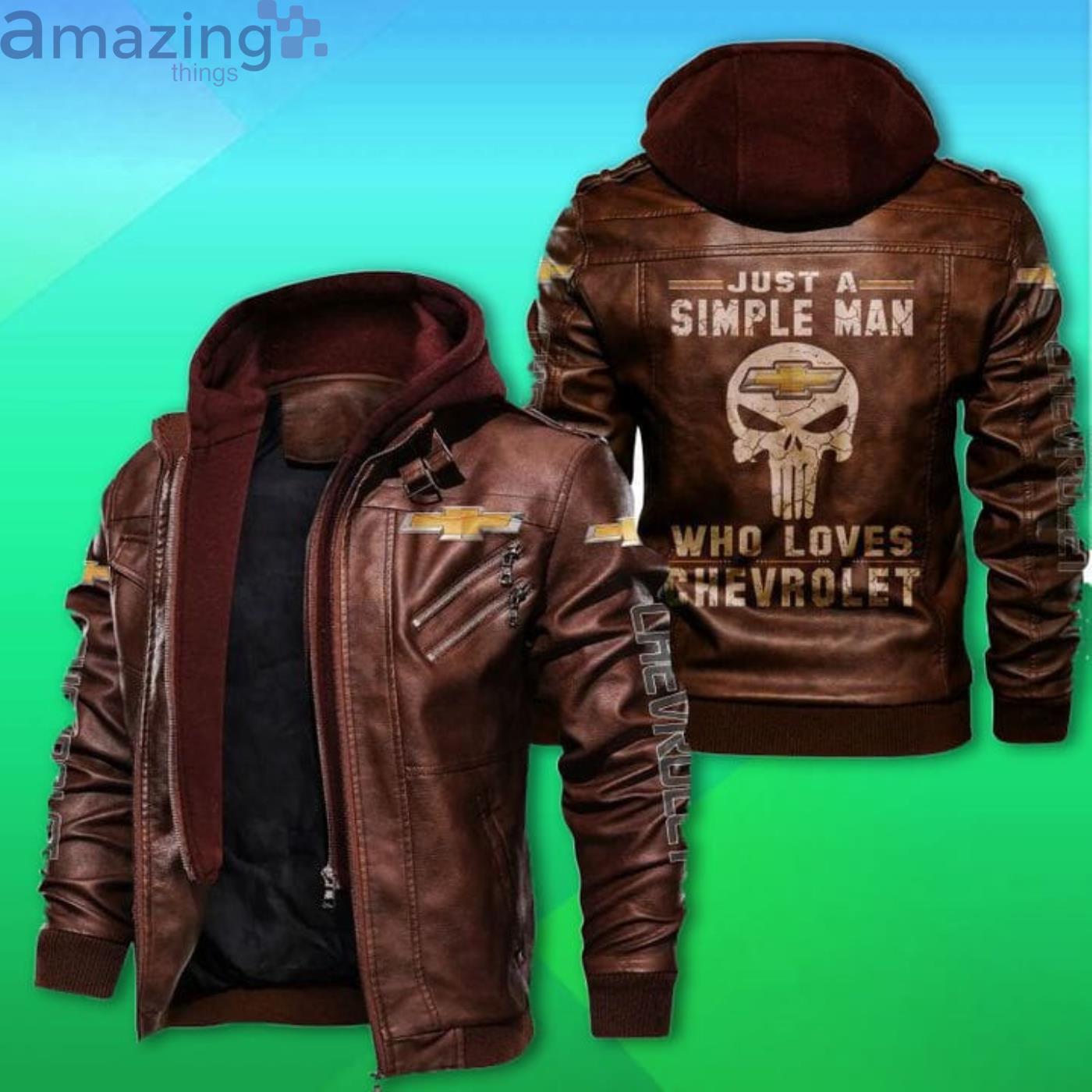 chevrolet leather jacket