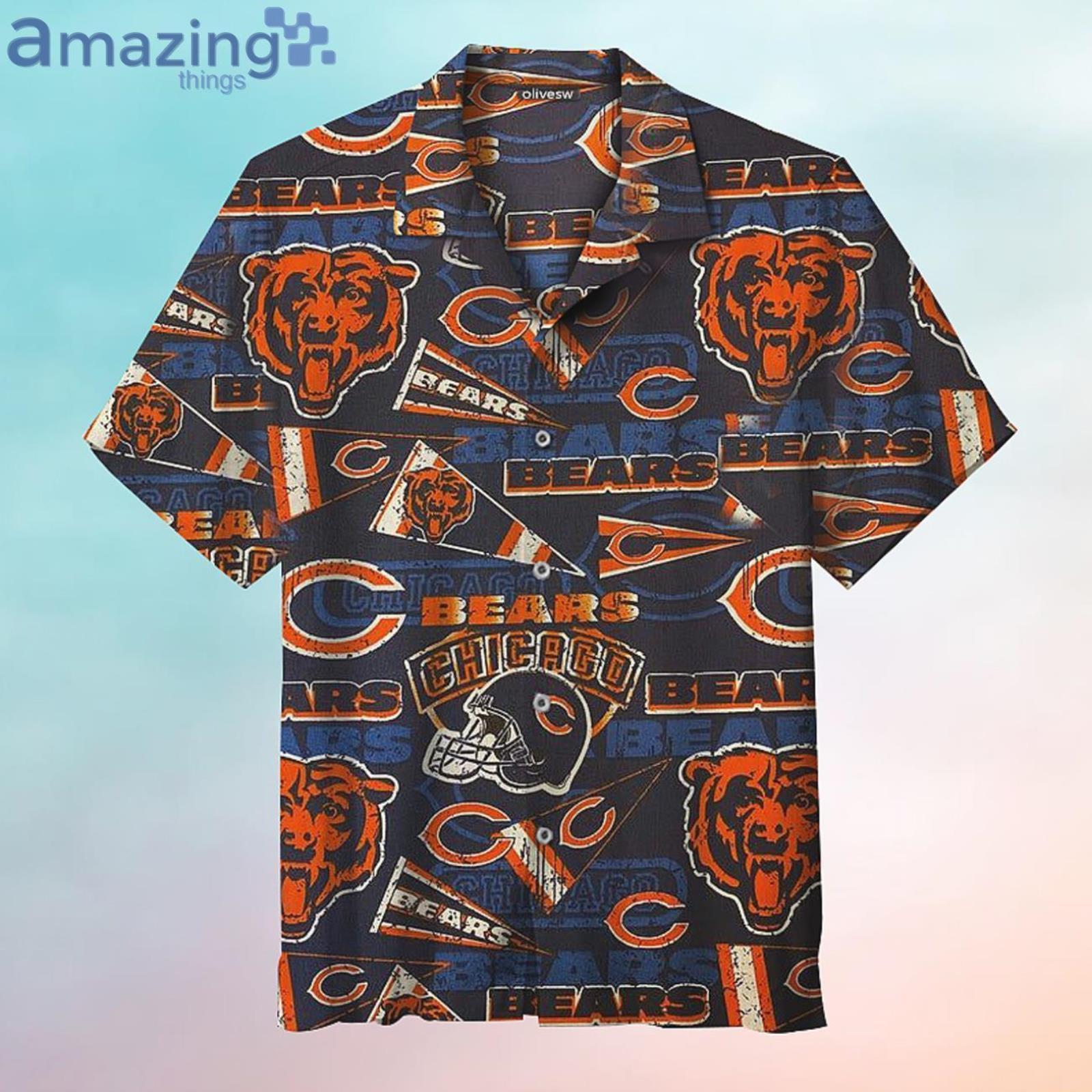 Chicago Bear Fans Gift Logo Sport Lover Hawaiian Shirt image Chicago Bear Fans Gift Logo Sport Lover Hawaiian Shirt Product Photo 1
