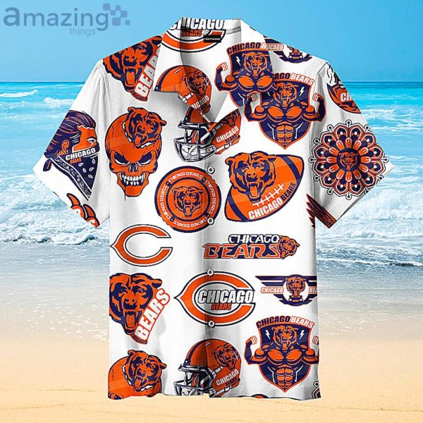 Chicago Bears Print Rugby Fans Gift Logo Sport Lover Hawaiian Shirt Product Photo 1