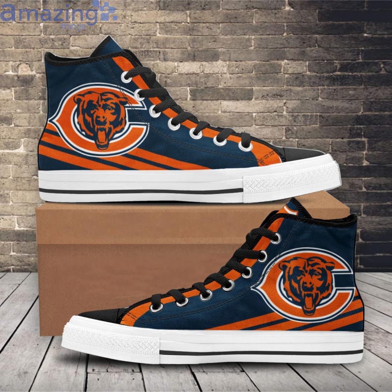 Chicago Bears Team Sport Lover High Top Shoes For Fans