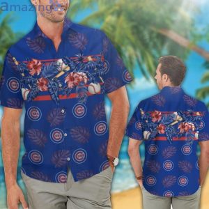 Chicago Cubs Fans Tropical Flower Hawaiian Shirt For Men Womenproduct photo 2