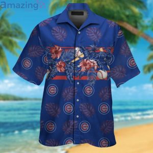 Chicago Cubs Fans Tropical Flower Hawaiian Shirt For Men Womenproduct photo 1