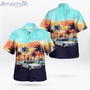 Chicago Illinois Chicago Police Department 1974 Dodge Monaco Hawaiian Shirt Product Photo 1
