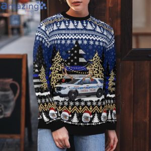 Chicago Police Department Cpd Ford Interceptor Utility ChristmasSweater Product Photo 5