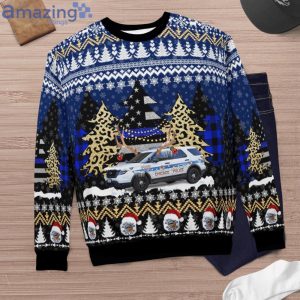 Chicago Police Department Cpd Ford Interceptor Utility ChristmasSweater Product Photo 6