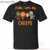 Chillin With My Creeps Frankenstein Scarecrow Dracula Mummy Halloween T Shirt image Chillin With My Creeps Frankenstein Scarecrow Dracula Mummy Halloween T-Shirt Product Photo 2 Product photo 2