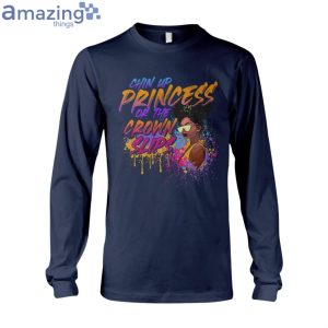 Chin Up Princess Paint Texture Ladies T-Shirt Product Photo 7