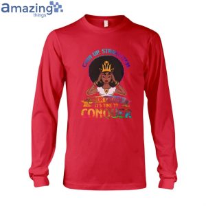 Chin Up Straighten Your Crown Ladies T-Shirt Product Photo 8