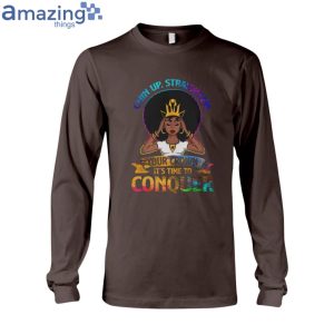 Chin Up Straighten Your Crown Ladies T-Shirt Product Photo 10