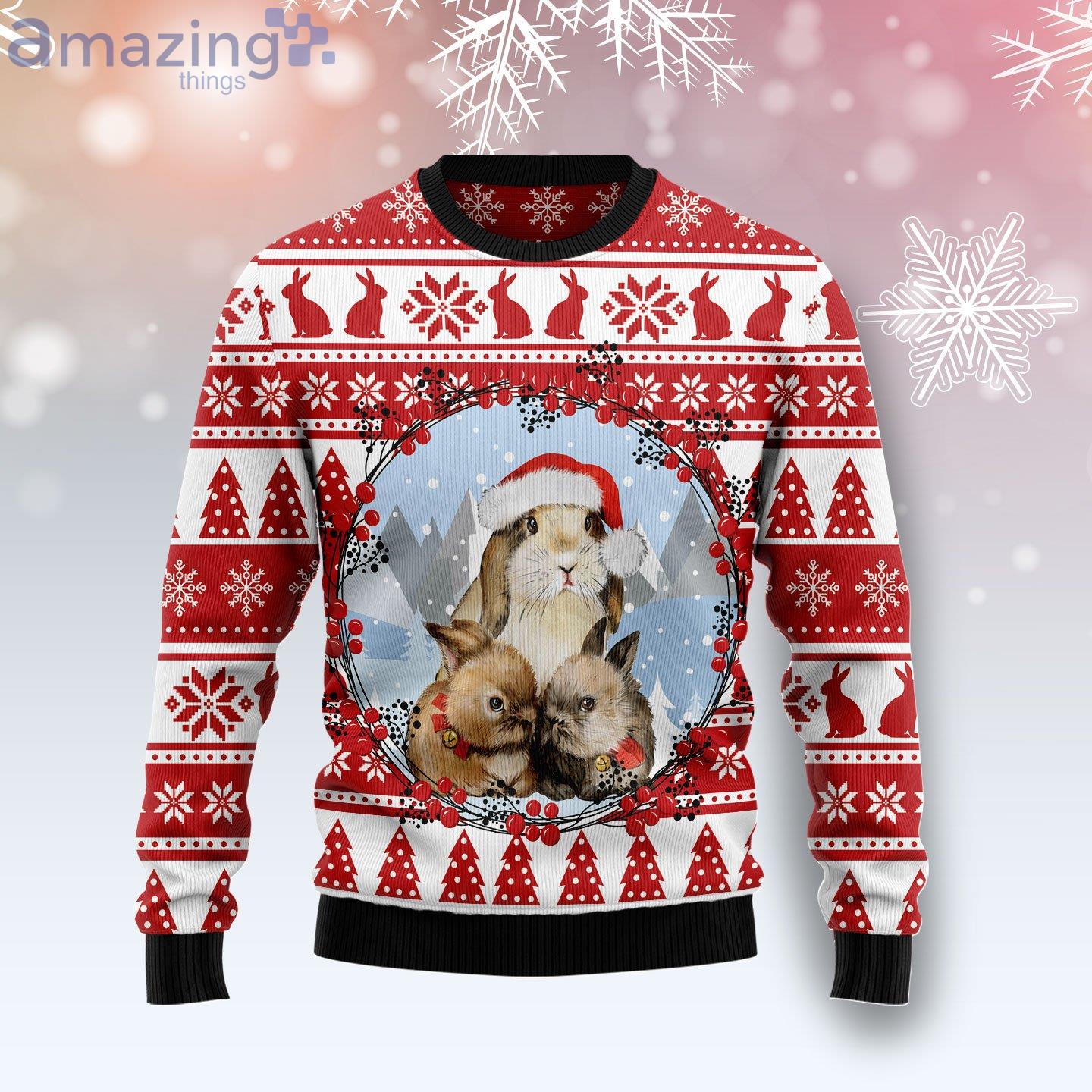 Bunny ugly 2025 christmas sweater