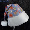 Christmas Cookies And Snowflake Drop Christmas Santa Hat For Adult And Child