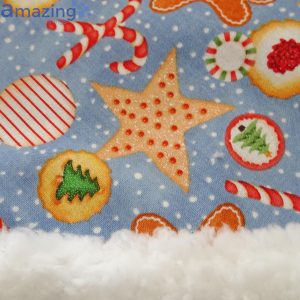 Christmas Cookies And Snowflake Drop Christmas Santa Hat For Adult And Child Product Photo 5