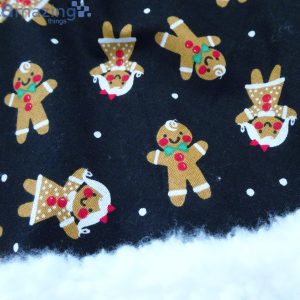 Christmas Gingerbread Cookies Pattern Christmas Santa Hat For Adult And Child Product Photo 4