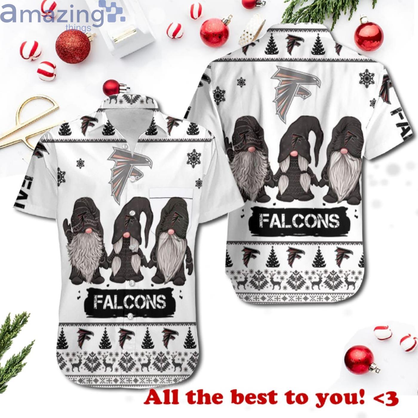 Christmas Gnomes Atlanta Falcons Christmas Ugly Pattern 3D Hawaiian Shrit Product Photo 1 Christmas Gnomes Atlanta Falcons Christmas Ugly Pattern 3D Hawaiian Shrit Product Photo 1