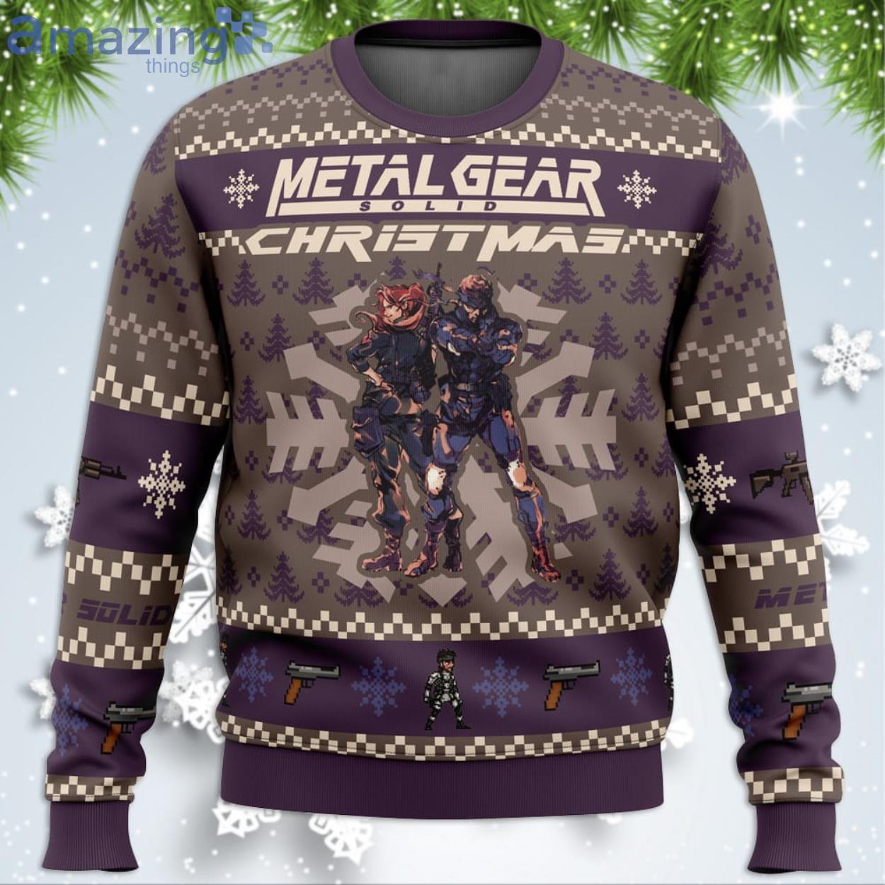Christmas Metal Gear Solid Funny Christmas Gift Ugly Christmas Sweater Product Photo 1 Christmas Metal Gear Solid Funny Christmas Gift Ugly Christmas Sweater Product Photo 1