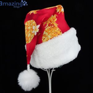 Christmas Pineapple And Tropical Christmas Santa Hat For Adult And Child Product Photo 2