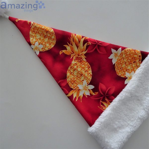 Christmas Pineapple And Tropical Christmas Santa Hat For Adult And Child Product Photo 3