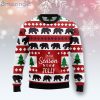 Christmas Tree And Bear All Over Print Ugly Christmas Sweater