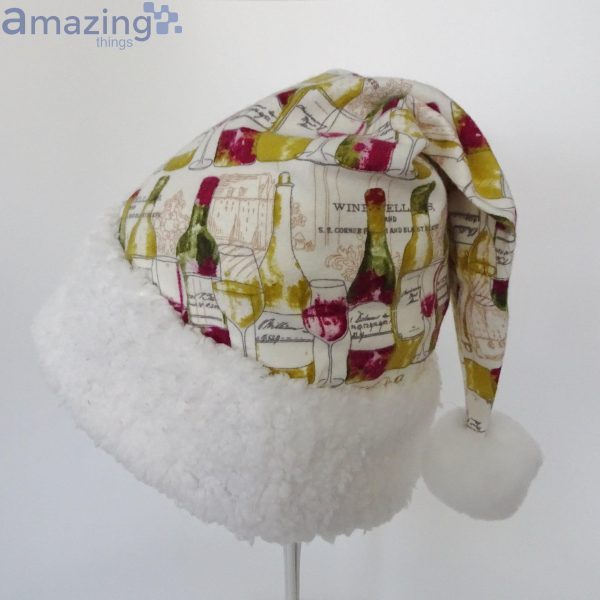 Christmas Wine Tasting Party Christmas Santa Hat For Adult And Child Product Photo 5