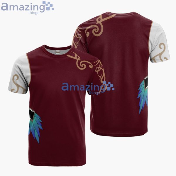Cinder Fall Cosplay Costume Rwby Uniform Anime Merch Printed 3D T-Shirt Product Photo 1