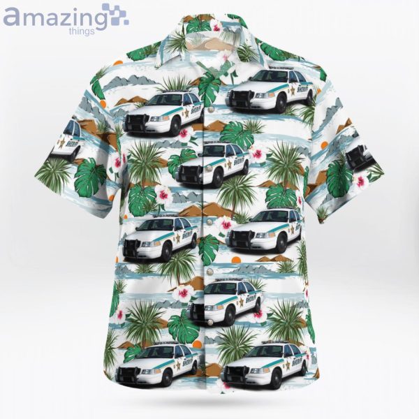 Clay County Florida Sheriff 2006 Ford Police Interceptor Hawaiian Shirt Product Photo 2