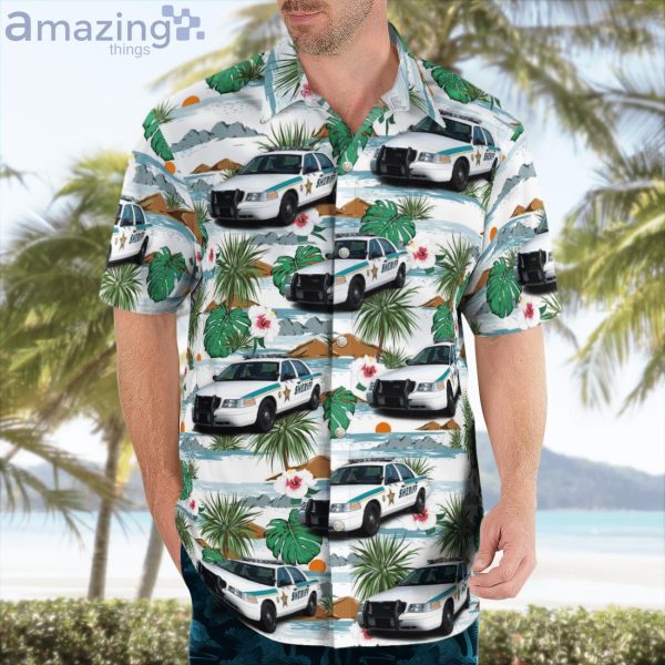 Clay County Florida Sheriff 2006 Ford Police Interceptor Hawaiian Shirt Product Photo 3