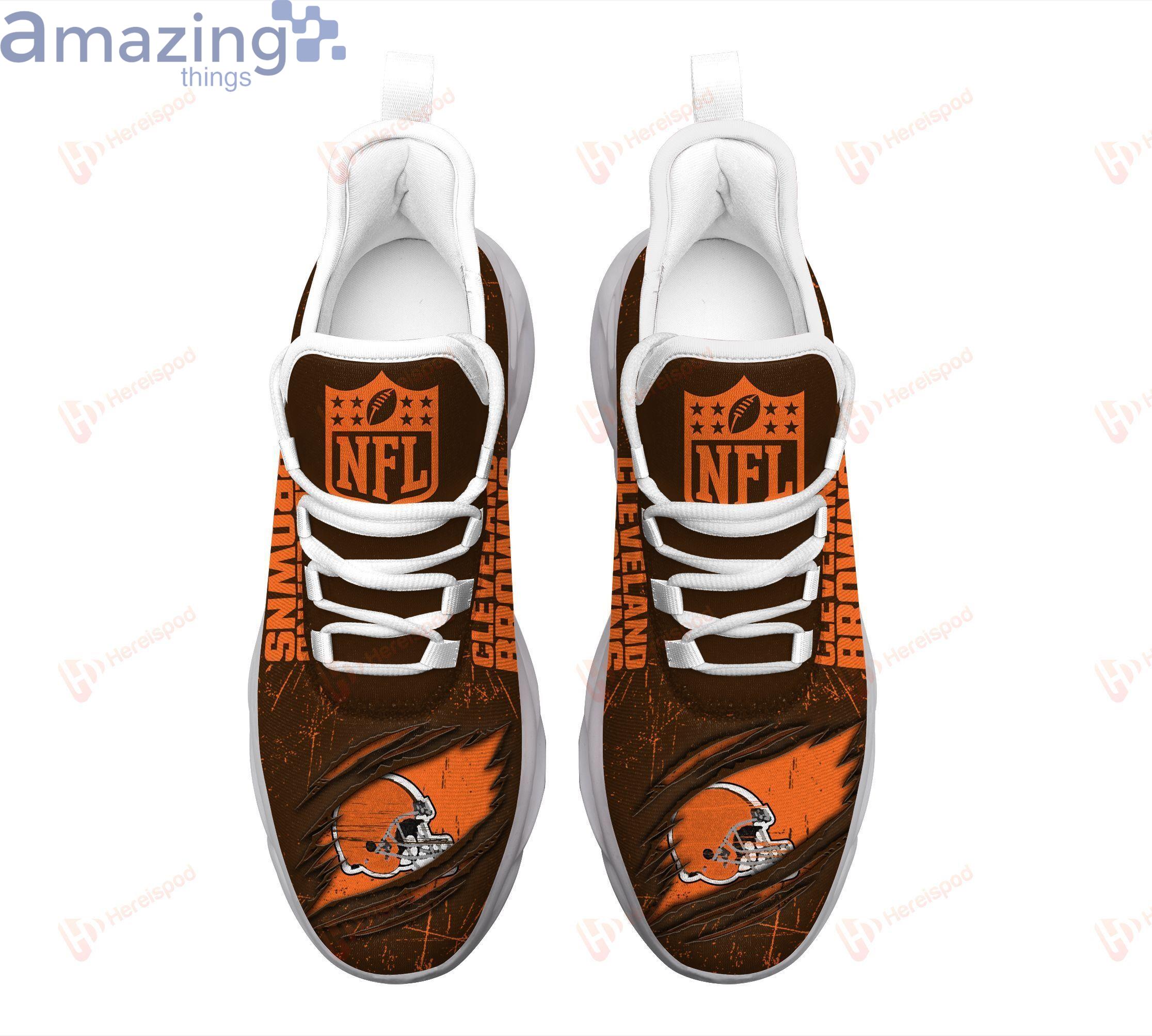 Cleveland Browns Ultra Max Soul Sneaker Running Sport Shoes Men