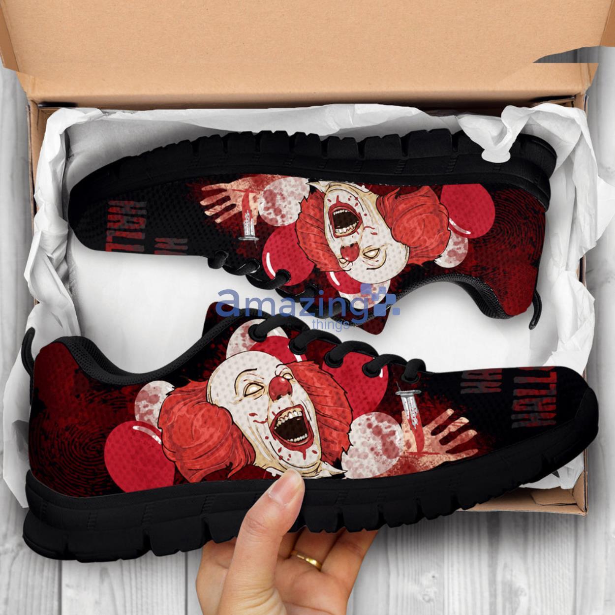 Clown Funny Shoes Halloween Sneaker Product Photo 1