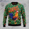 Cluck-Ry Christmas Pattern Ugly Christmas Sweater
