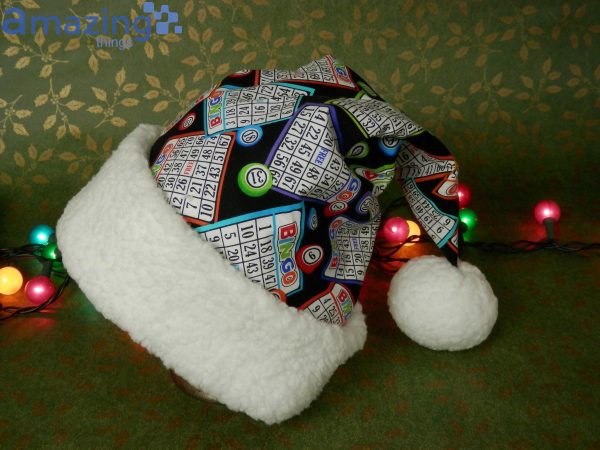 Colorful Bingo Game Cards Christmas Santa Hat For Adult And Child Product Photo 3