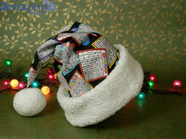 Colorful Bingo Game Cards Christmas Santa Hat For Adult And Child Product Photo 4