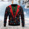 Colorful Music Notes Cute Gift Ugly Christmas Sweater