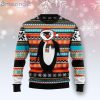 Colorful Pattern Penguin Lover Ugly Christmas Sweater