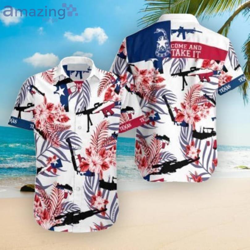 Come And Take It Texas Gun Tropical Hawaiian Shirt Product Photo 1