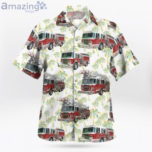 Connecticut Branford Fire Department Coconut Hawaiian Shirt Product Photo 2