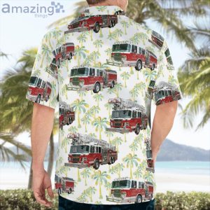 Connecticut Branford Fire Department Coconut Hawaiian Shirt Product Photo 4