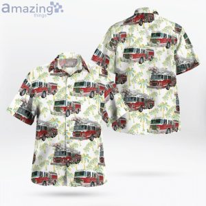 Connecticut Branford Fire Department Coconut Hawaiian Shirt Product Photo 1